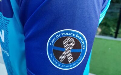 Police football team unveil new kit with COPS logo