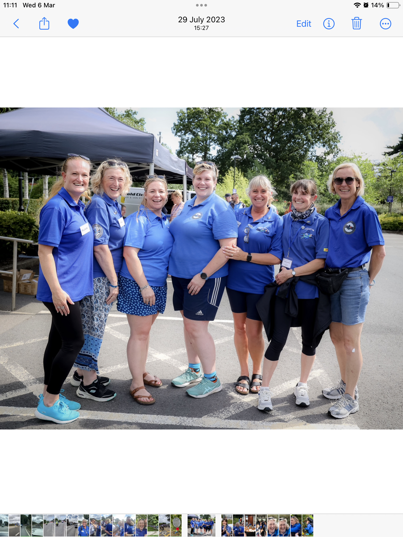Police Unity Tour Volunteers and supporter team