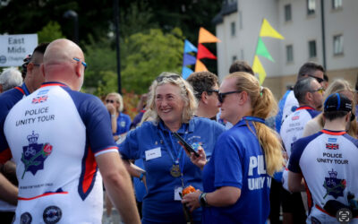Survivor honours husband’s 10 anniversary by signing up to cycle in The Police Unity Tour.