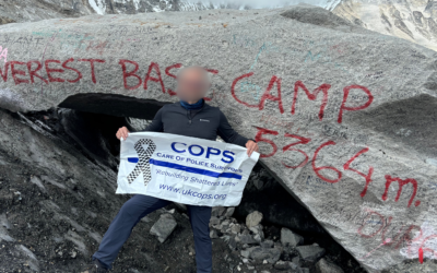 Fantastic fundraiser Bob takes on Base Camp Everest for COPS